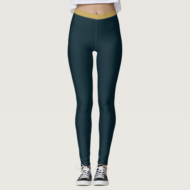 « ESPACE PROFOND » – LEGGINGS DE VÊTEMENTS ACTIFS (Devant)