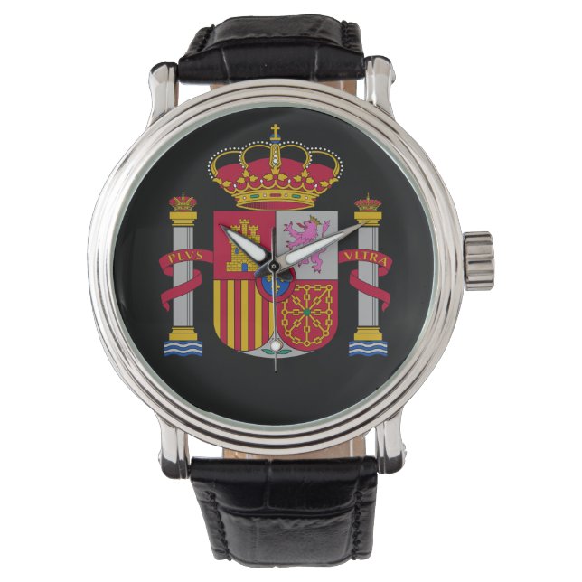 Espagne* Armoiries Montre personnalisée (devant)