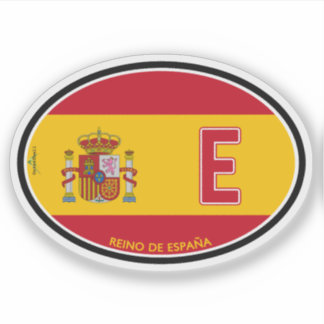 ESPAGNE Espana Autocollant de plaque d'immatricula