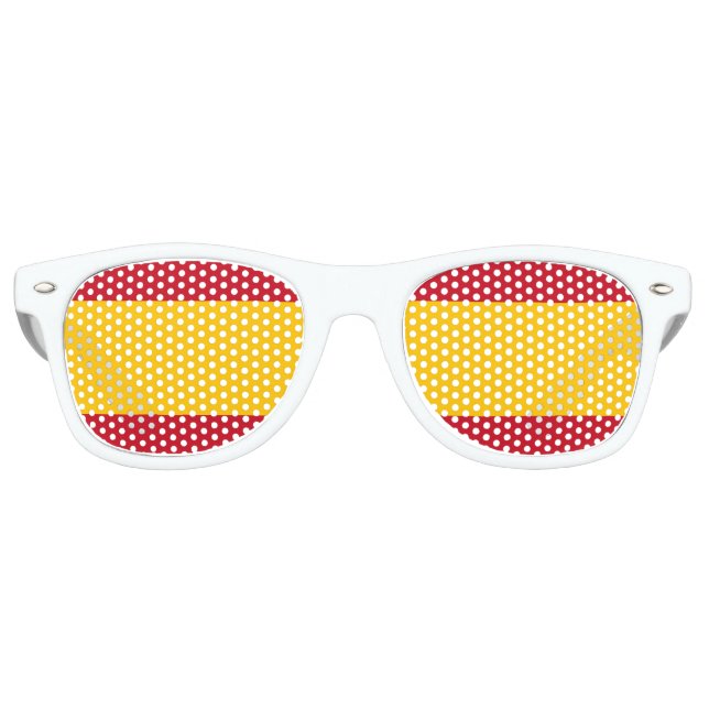 Espagne Flag Party Shades lunettes de soleil (Devant)