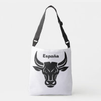 Espagnol Bull, texte personnalisé et sacs couleur