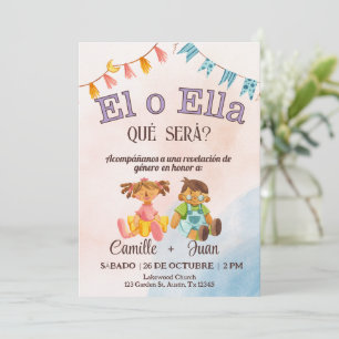 Espagnol Genre Reveillez Invitation garçon ou fill