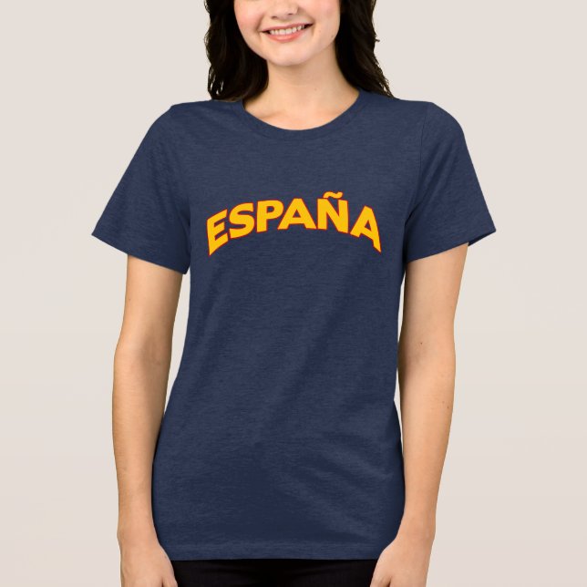 España 5 Tri-Blend shirt (Vorderseite)
