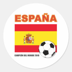 España Campeón del Mundo Runder Aufkleber