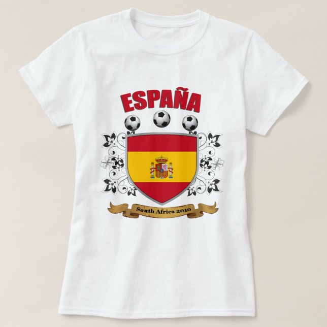 España Futbol T-Shirt (Design vorne)