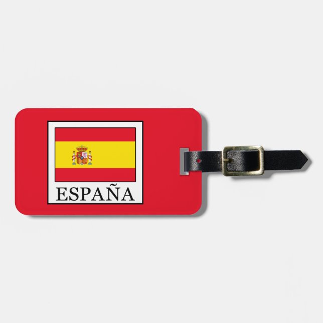 España Gepäckanhänger (Vorderseite horizontal)