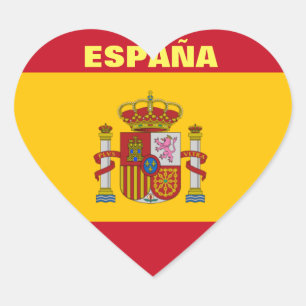 ESPAÑA Herz-Aufkleber