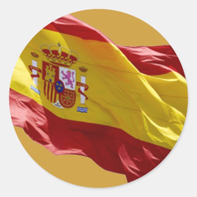 Espana Runder Aufkleber (Vorderseite)