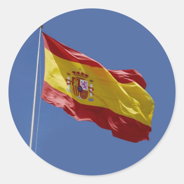 Espana Runder Aufkleber (Vorderseite)