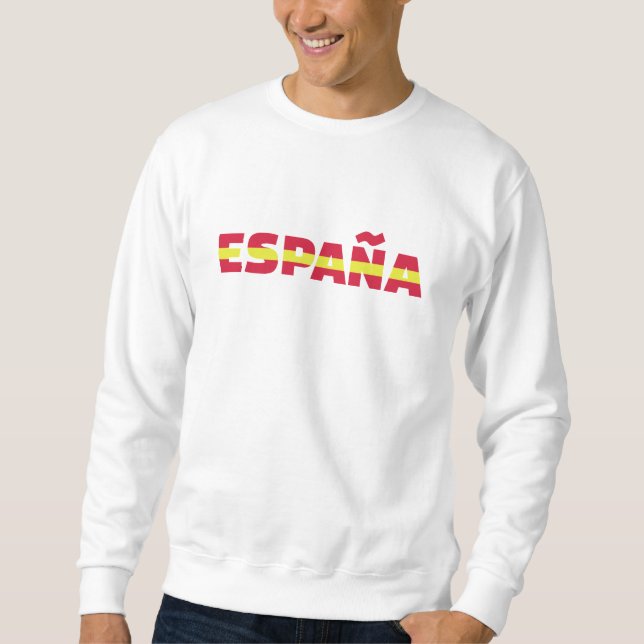 España Spanien Flagge Sweatshirt (Vorderseite)