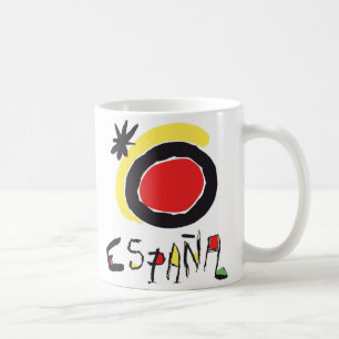 España (Spanien) Miro Logo-Tasse Kaffeetasse