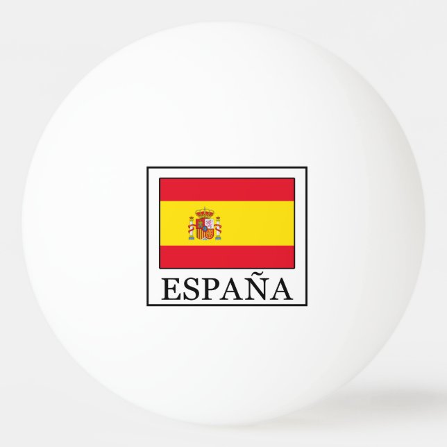 España Tischtennisball (Vorderseite)
