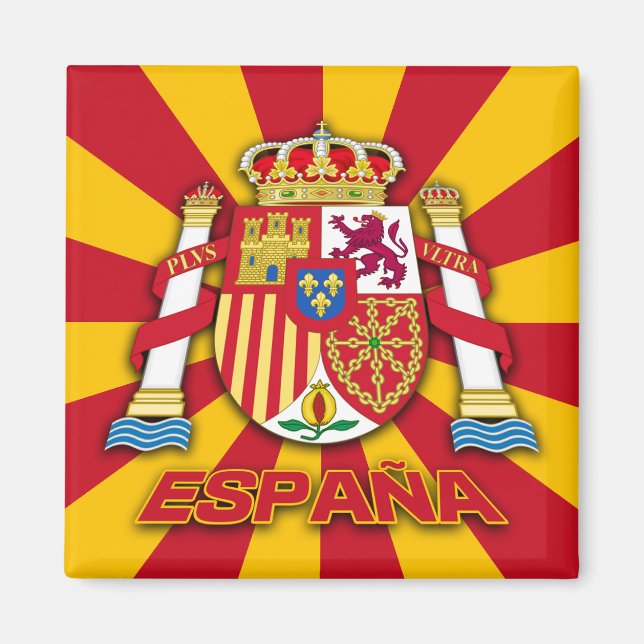 Espana-Wappen Magnet (Vorne)