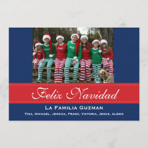 Español Feliz Navidad / Spanische Weihnachtszeit Einladung