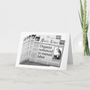 (Espèces des USA) carte de Noël drôle pour les