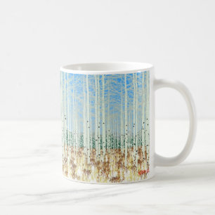 Espen im Winter Kaffeetasse