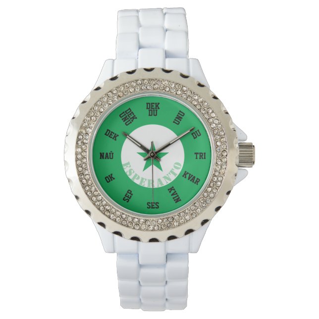 Esperanto Armbanduhr (Vorderseite)