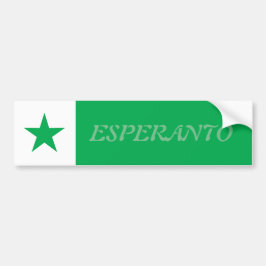 Esperanto Autoaufkleber