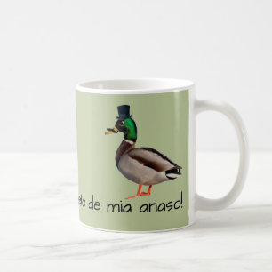 Esperanto: Estas VI La-fia Ĝemelo de Mia anaso! Kaffeetasse