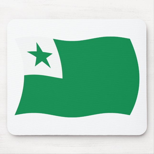Esperanto Flag Mousepad (Vorne)