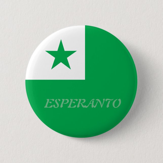 Esperanto flag+text button (Vorderseite)