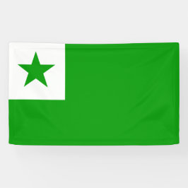 Esperanto-Flagge Banner