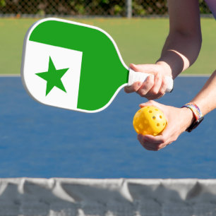Esperanto-Flagge Pickleball Schläger