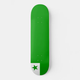 Esperanto-Flagge Skateboard