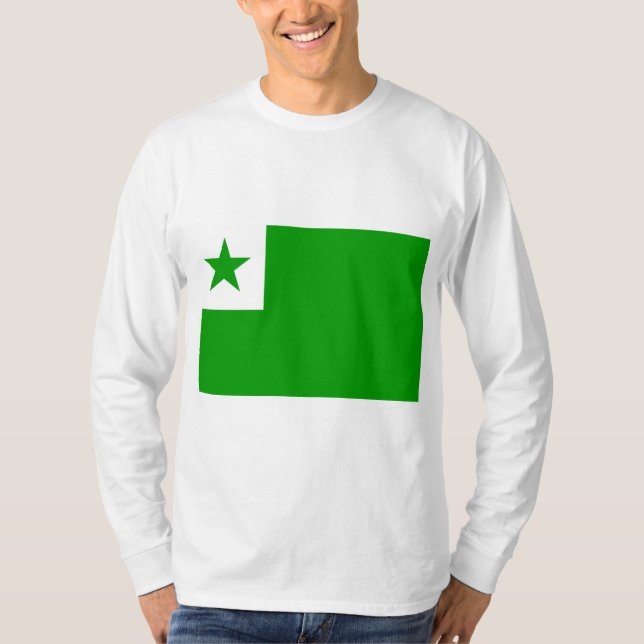 Esperanto-Flagge T-Shirt (Vorderseite)