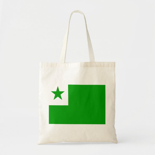 Esperanto-Flagge Tragetasche (Vorne)