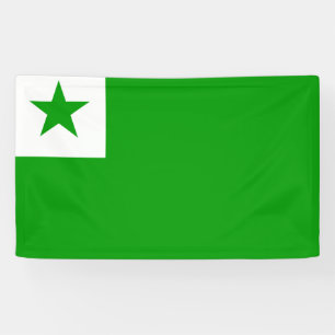 Esperanto-Flaggenbanner Banner