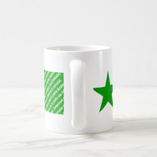 Esperanto-"La Espero" Flaggenbecher Kaffeetasse