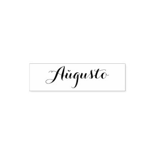 Esperanto: Monat: Aŭgusto (August) Permastempel