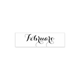 Esperanto: Monat: Februar (Februar) Permastempel