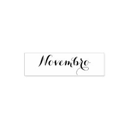 Esperanto: Monat: Novembro (November) Permastempel