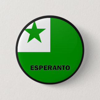 Esperanto Roundel Qualität Flagge Button