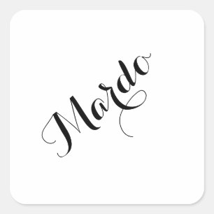 Esperanto Weekdays Stickers - Mardo (Dienstag)
