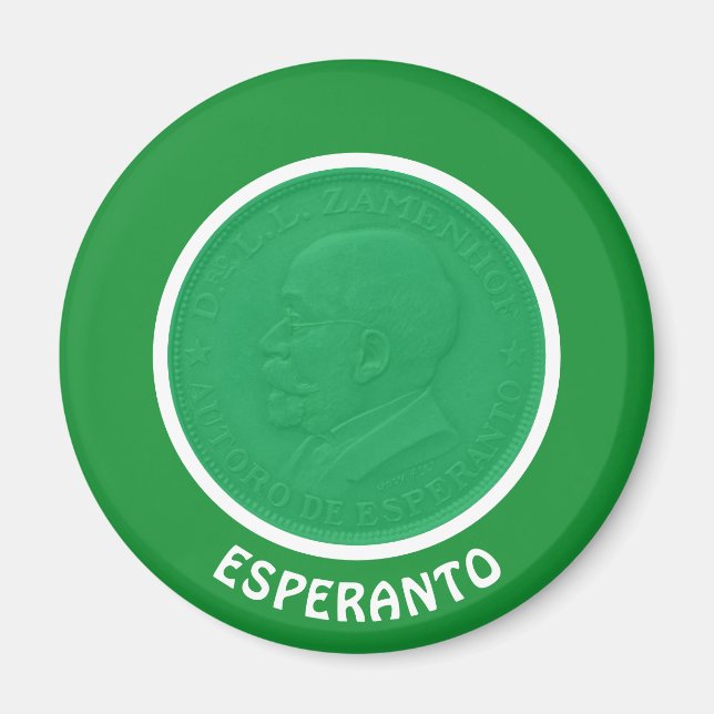 Esperanto/Zamenhof Magnet (Vorne)