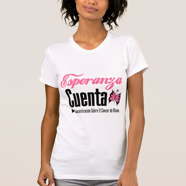 Esperanza Cueta - Cancer De Mama T-Shirt (Vorderseite)