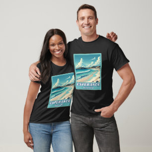 Esperität in Western Australien Retro Skyline T-Shirt