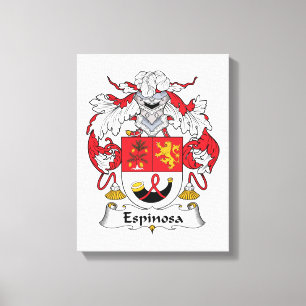 Espinosa-Familienwappen Leinwanddruck
