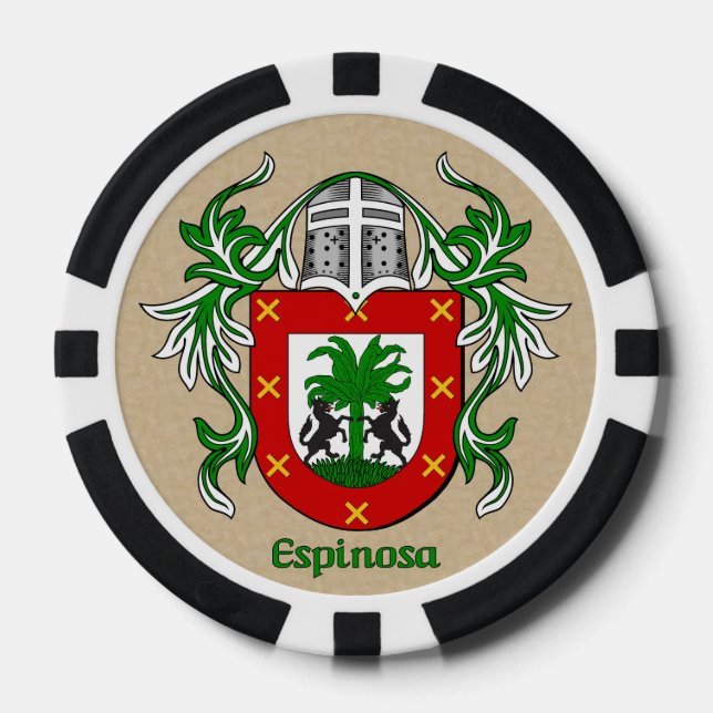 Espinosa Heraldic Arms Pokerchips (Vorderseite)