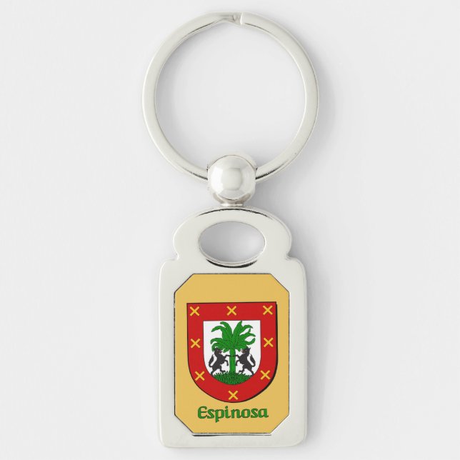 Espinosa Historischer Schild Schlüsselanhänger (Vorderseite)