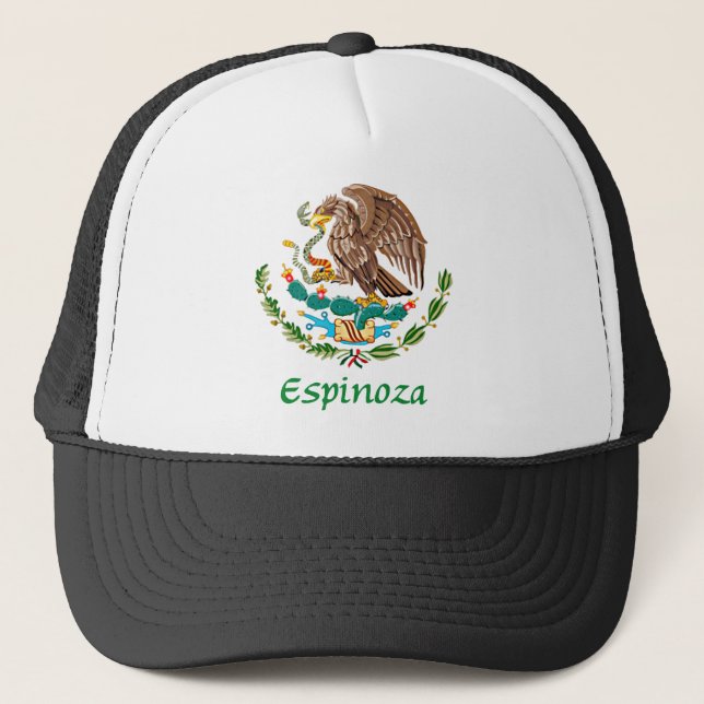 Espinoza mexikanisches nationales Siegel Truckerkappe (Vorderseite)