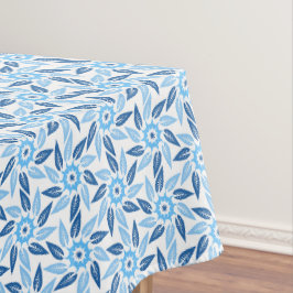 Espiral Floral Azul Tischdecke