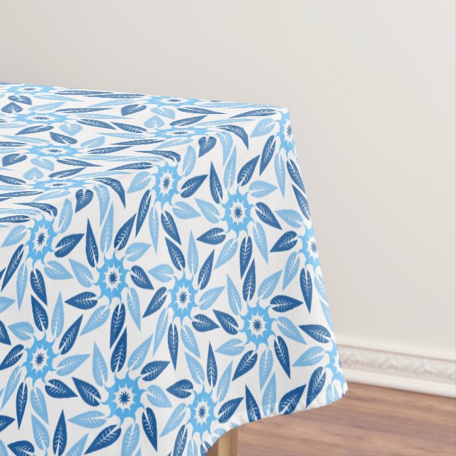 Espiral Floral Azul Tischdecke (Beispiel)