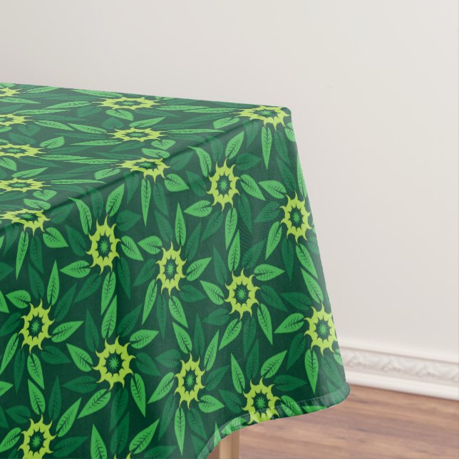 Espiral Floral Verde Tischdecke (Beispiel)