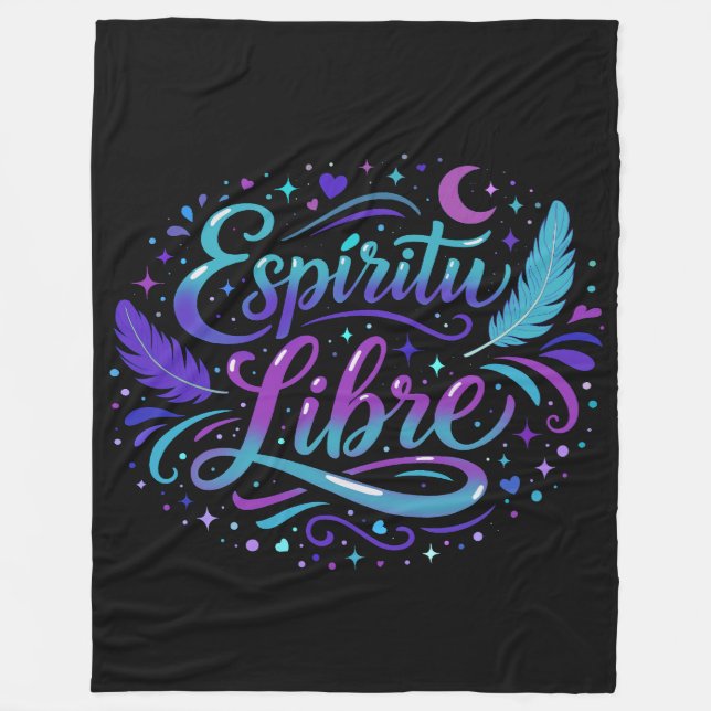 Espíritu Libre Fleecedecke (Vorderseite)