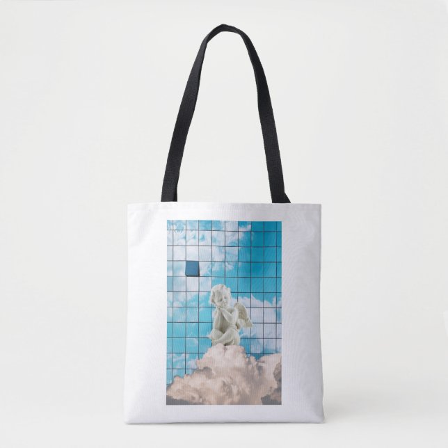 Espiritual Azul Simbólico Céu Design Inspirador Tasche (Vorderseite)
