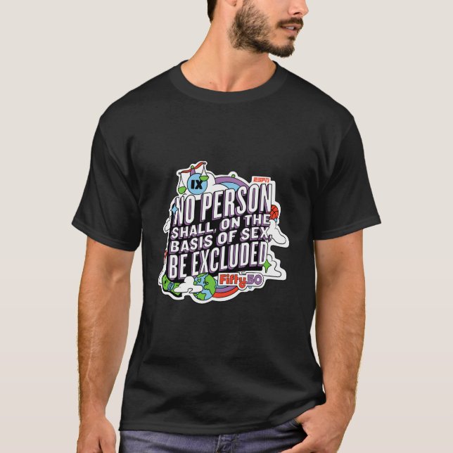Espn 550 Keine Person darf T-Shirt (Vorderseite)